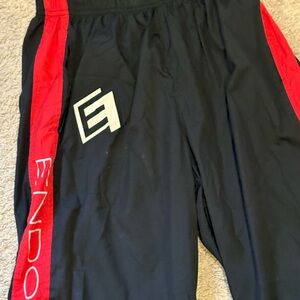 Endorphin Fitness Black and Red Youth Track Pants Size 10-12